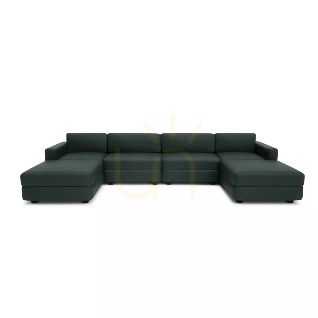 GRACIA Modulares Sofa – U-förmig, 180 x 360 x 180 cm – Green City Sofa