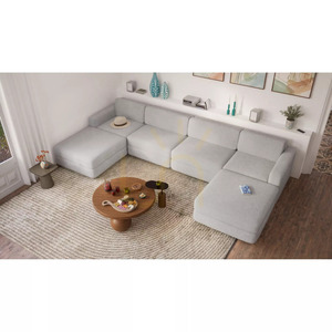 GRACIA Modulares Sofa – U-förmig, 180 x 360 x 180 cm – City Sofa Grau small 5