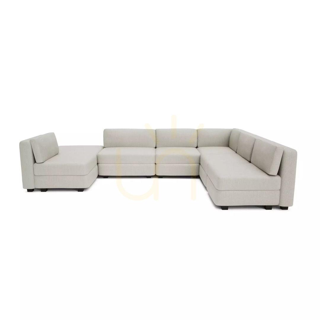 GRACIA Modulares Sofa – U-förmig, 160 x 340 x 230 cm – Creme-Beige City Sofa
