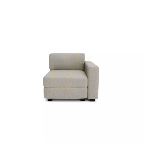 Prüfen GRACIA Modulares Sofa – Endmodul – Beige-Graues City-Sofa