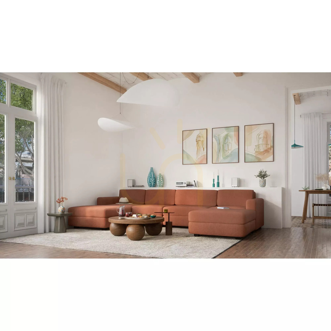 Prüfen GRACIA Modulares Sofa – Endmodul – Farbe: Terrakotta von City Sofa GRACIA Modulares Sofa – Endmodul – Farbe: Terrakotta von City Sofa