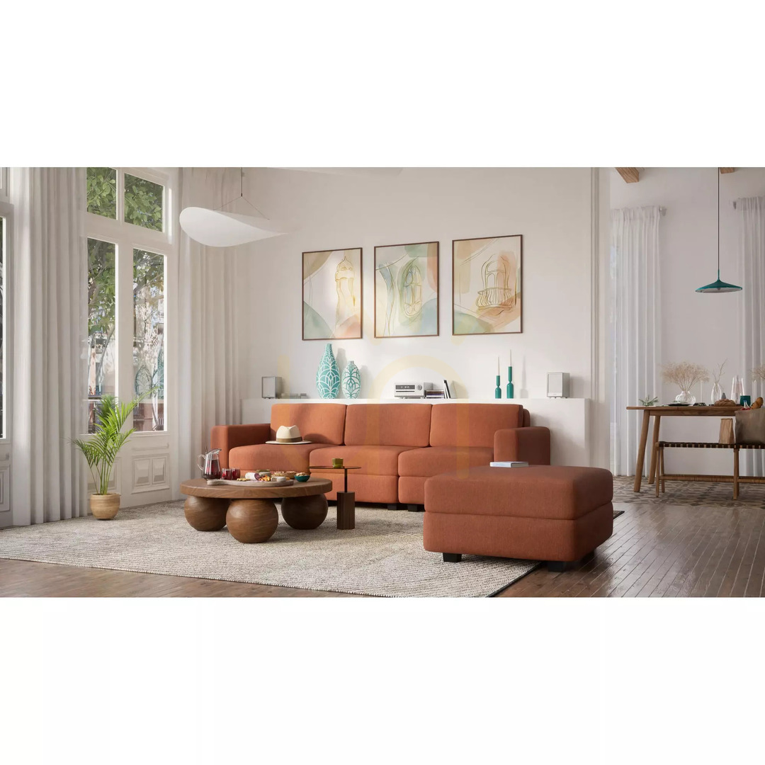 Anzeige GRACIA Modulares Sofa – Endmodul – Farbe: Terrakotta von City Sofa GRACIA Modulares Sofa – Endmodul – Farbe: Terrakotta von City Sofa