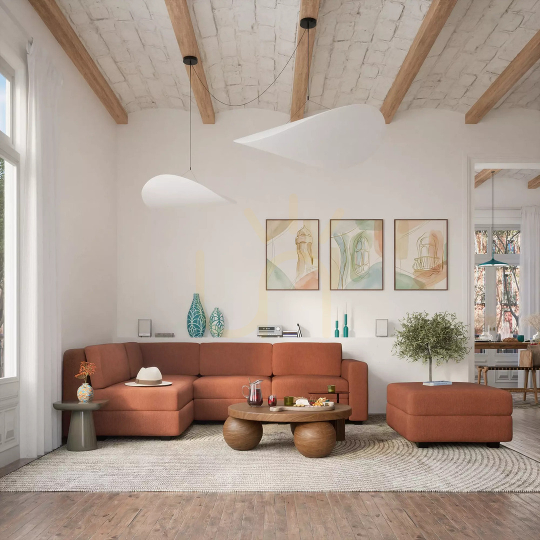 Prüfen GRACIA Modulares Sofa – Endmodul – Farbe: Terrakotta von City Sofa GRACIA Modulares Sofa – Endmodul – Farbe: Terrakotta von City Sofa