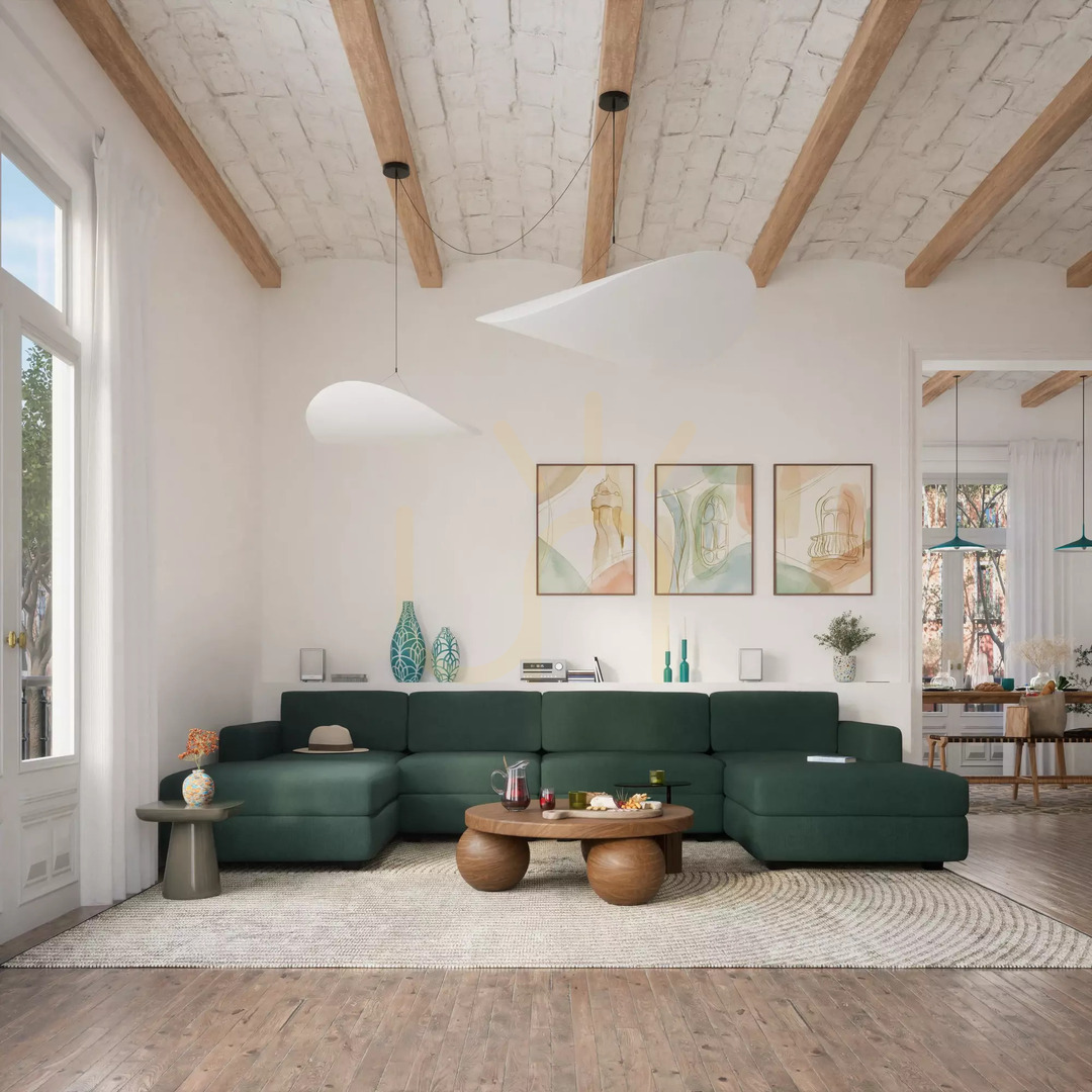 Aussicht GRACIA Modulares Sofa – Endmodul – Green City Sofa GRACIA Modulares Sofa – Endmodul – Green City Sofa