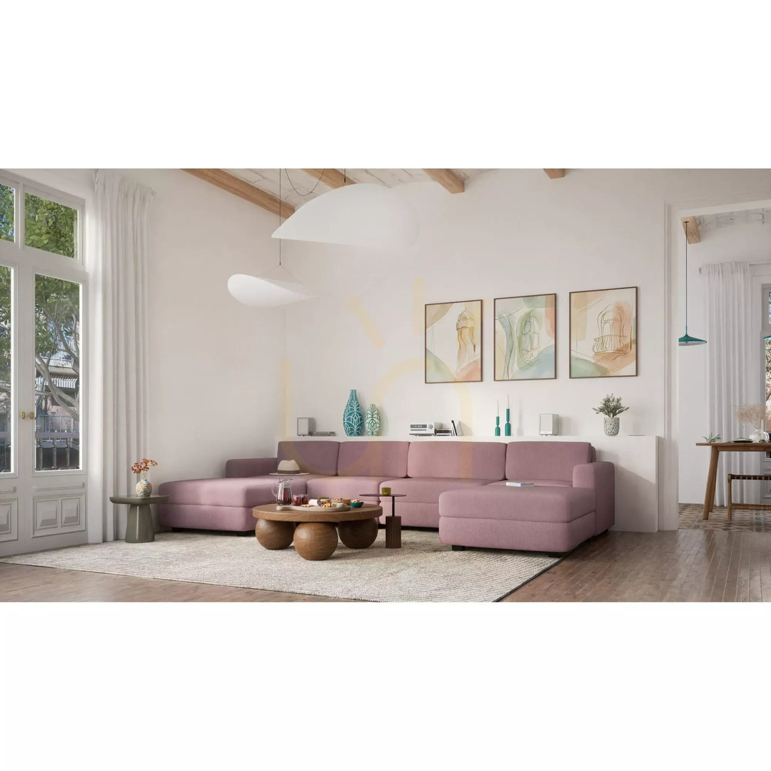 Prüfen GRACIA Modulares Sofa – Endmodul – Farbe: Gedämpftes Rosa von City Sofa GRACIA Modulares Sofa – Endmodul – Farbe: Gedämpftes Rosa von City Sofa