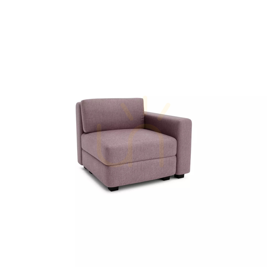 Vorschau GRACIA Modulares Sofa – Endmodul – Farbe: Gedämpftes Rosa von City Sofa GRACIA Modulares Sofa – Endmodul – Farbe: Gedämpftes Rosa von City Sofa