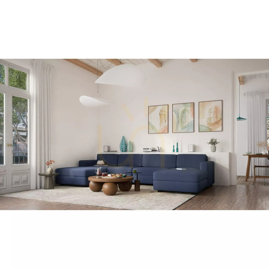 Prüfen GRACIA Modulares Sofa – Endmodul – City-Sofa in Dunkelblau GRACIA Modulares Sofa – Endmodul – City-Sofa in Dunkelblau