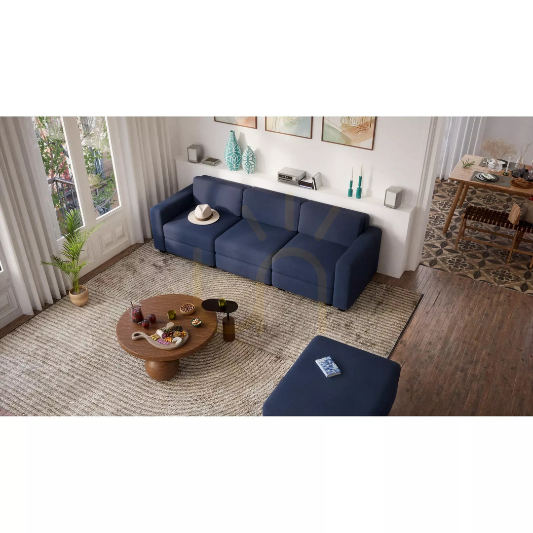 Vorschau GRACIA Modulares Sofa – Endmodul – City-Sofa in Dunkelblau GRACIA Modulares Sofa – Endmodul – City-Sofa in Dunkelblau