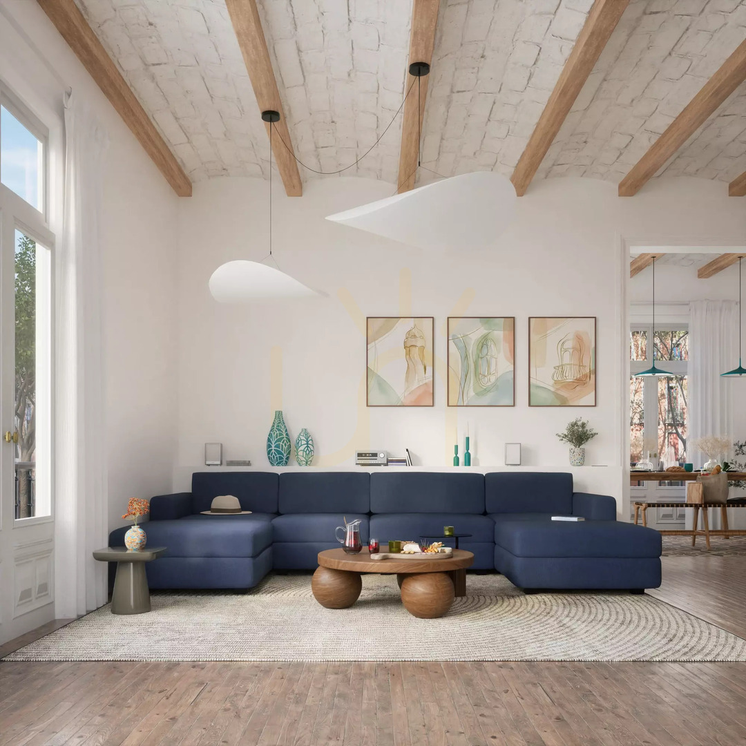 Anzeige GRACIA Modulares Sofa – Endmodul – City-Sofa in Dunkelblau GRACIA Modulares Sofa – Endmodul – City-Sofa in Dunkelblau