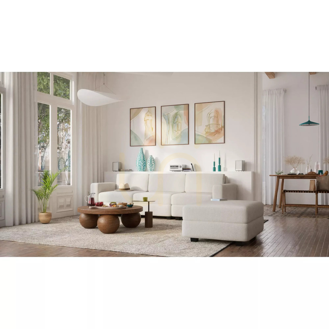 Vorschau GRACIA Modulares Sofa – Einzelmodul – Creme-Beige City Sofa GRACIA Modulares Sofa – Einzelmodul – Creme-Beige City Sofa