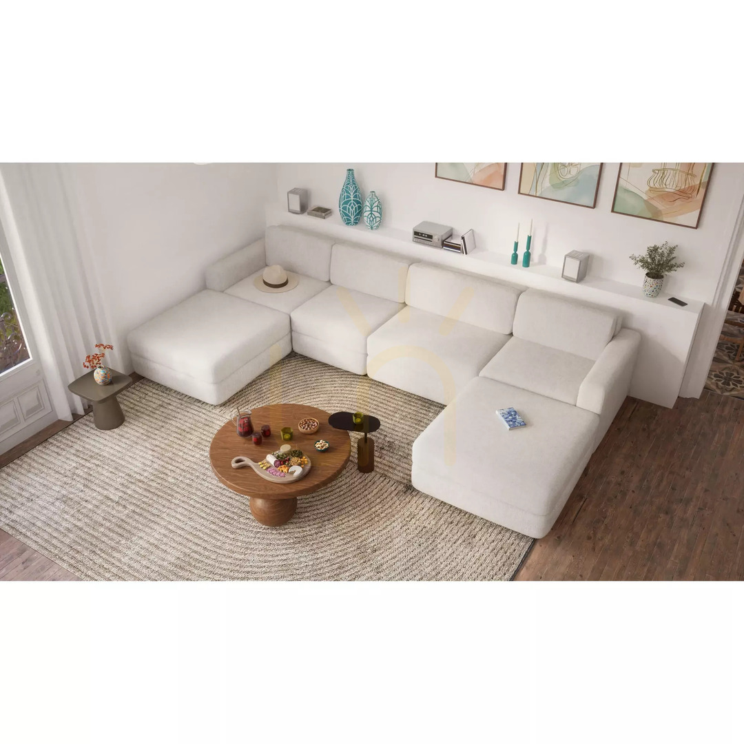 Anzeige GRACIA Modulares Sofa – Einzelmodul – Creme-Beige City Sofa GRACIA Modulares Sofa – Einzelmodul – Creme-Beige City Sofa