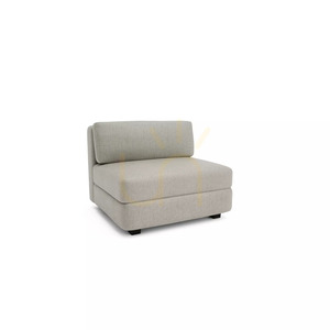 GRACIA Modulares Sofa – Großes Einzelmodul – Beige-graues City-Sofa small 2