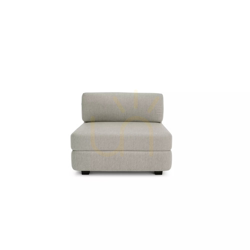 Prüfen GRACIA Modulares Sofa – Großes Einzelmodul – Beige-graues City-Sofa