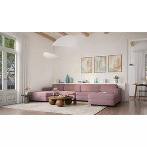 GRACIA Modulares Sofa – Großes Einzelmodul – Farbton „Muted Pink“ von City Sofa small 12