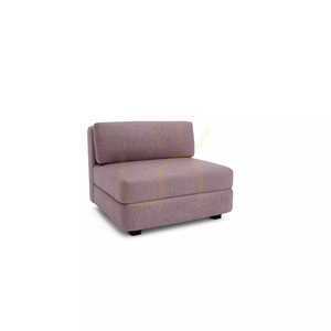 GRACIA Modulares Sofa – Großes Einzelmodul – Farbton „Muted Pink“ von City Sofa small 2