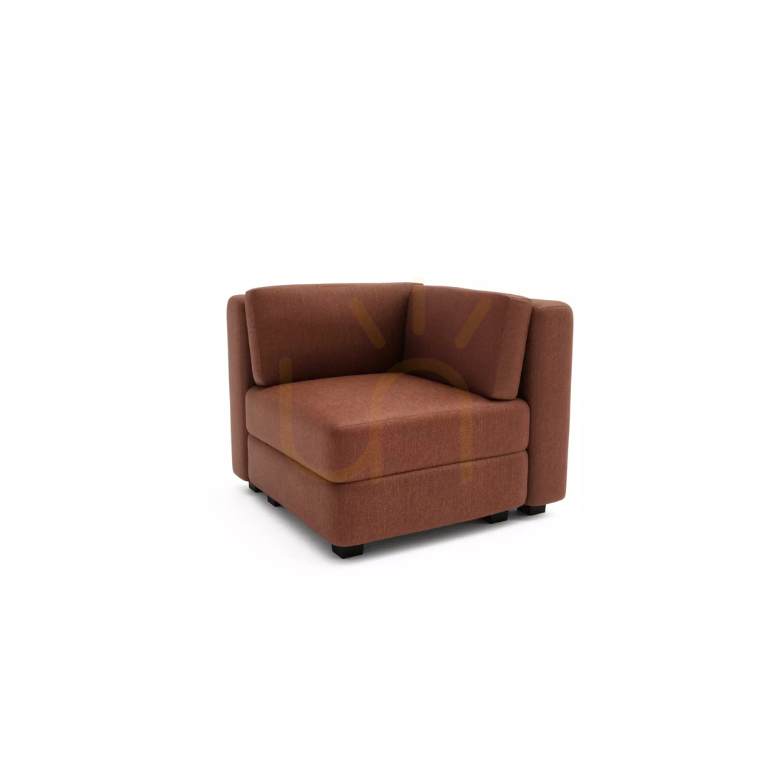 Vorschau GRACIA Modulares Sofa – Eckmodul – Farbe: Terrakotta von City Sofa GRACIA Modulares Sofa – Eckmodul – Farbe: Terrakotta von City Sofa