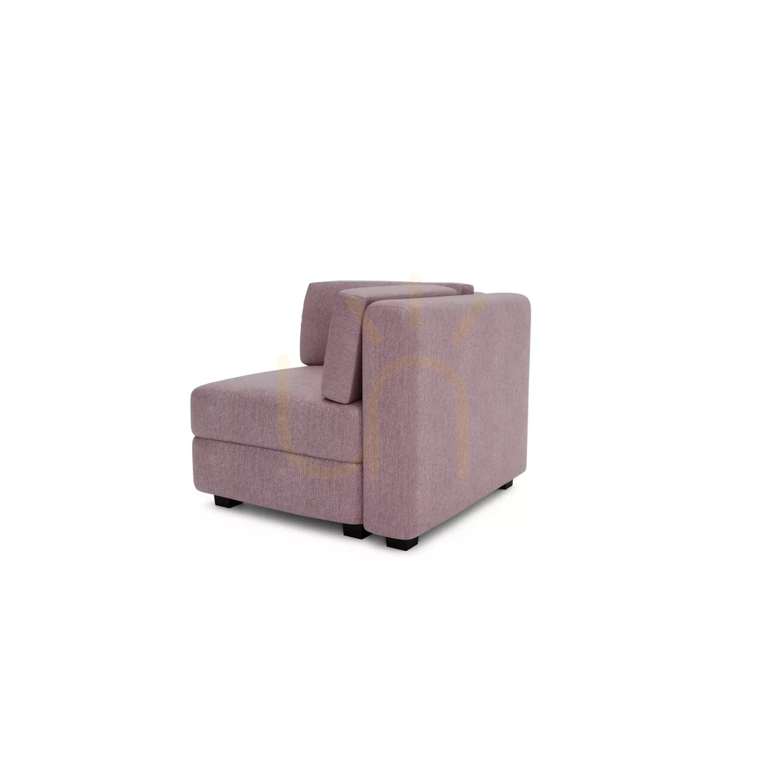 Anzeige GRACIA Modulares Sofa – Eckmodul – Farbe: Gedämpftes Rosa von City Sofa GRACIA Modulares Sofa – Eckmodul – Farbe: Gedämpftes Rosa von City Sofa