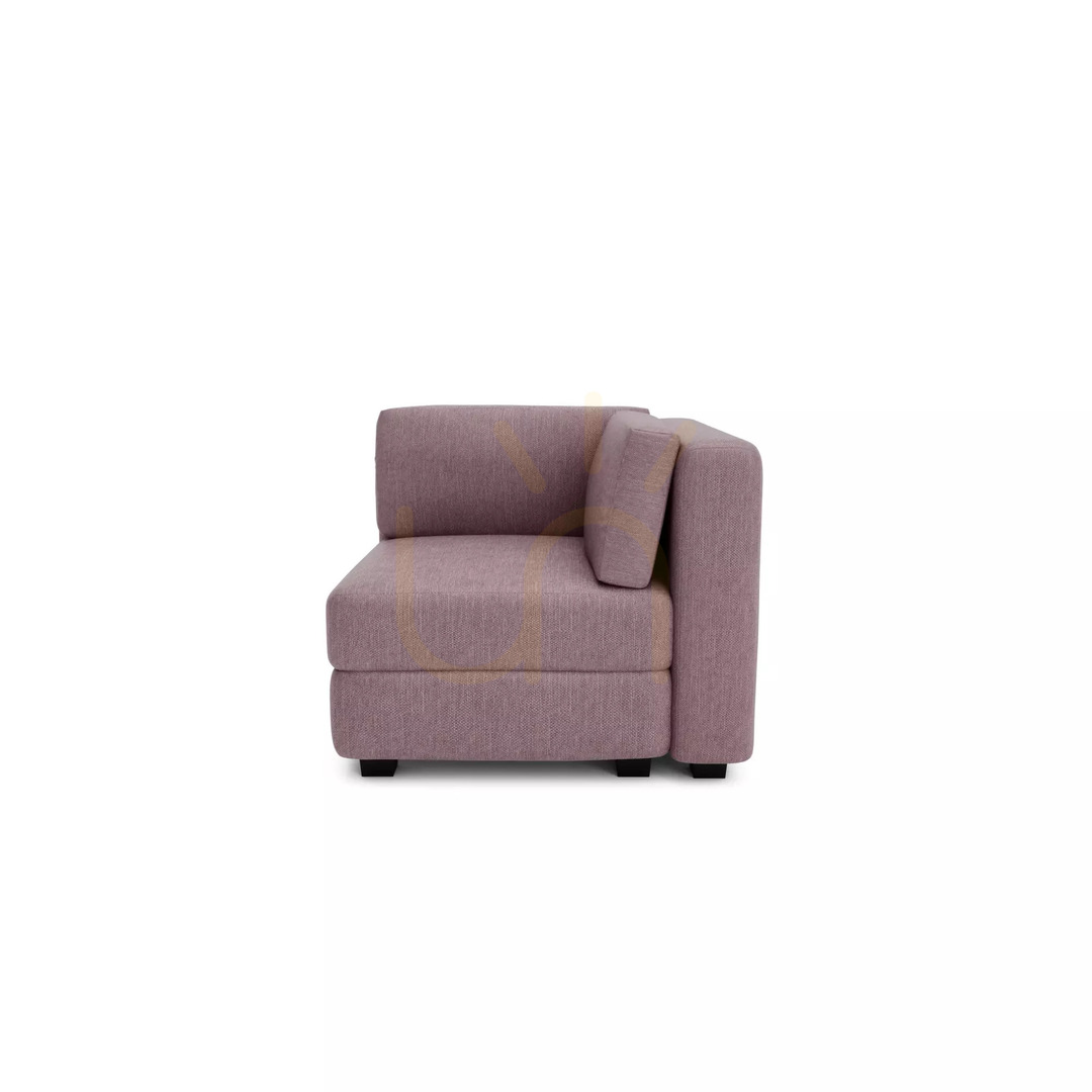 Prüfen GRACIA Modulares Sofa – Eckmodul – Farbe: Gedämpftes Rosa von City Sofa GRACIA Modulares Sofa – Eckmodul – Farbe: Gedämpftes Rosa von City Sofa