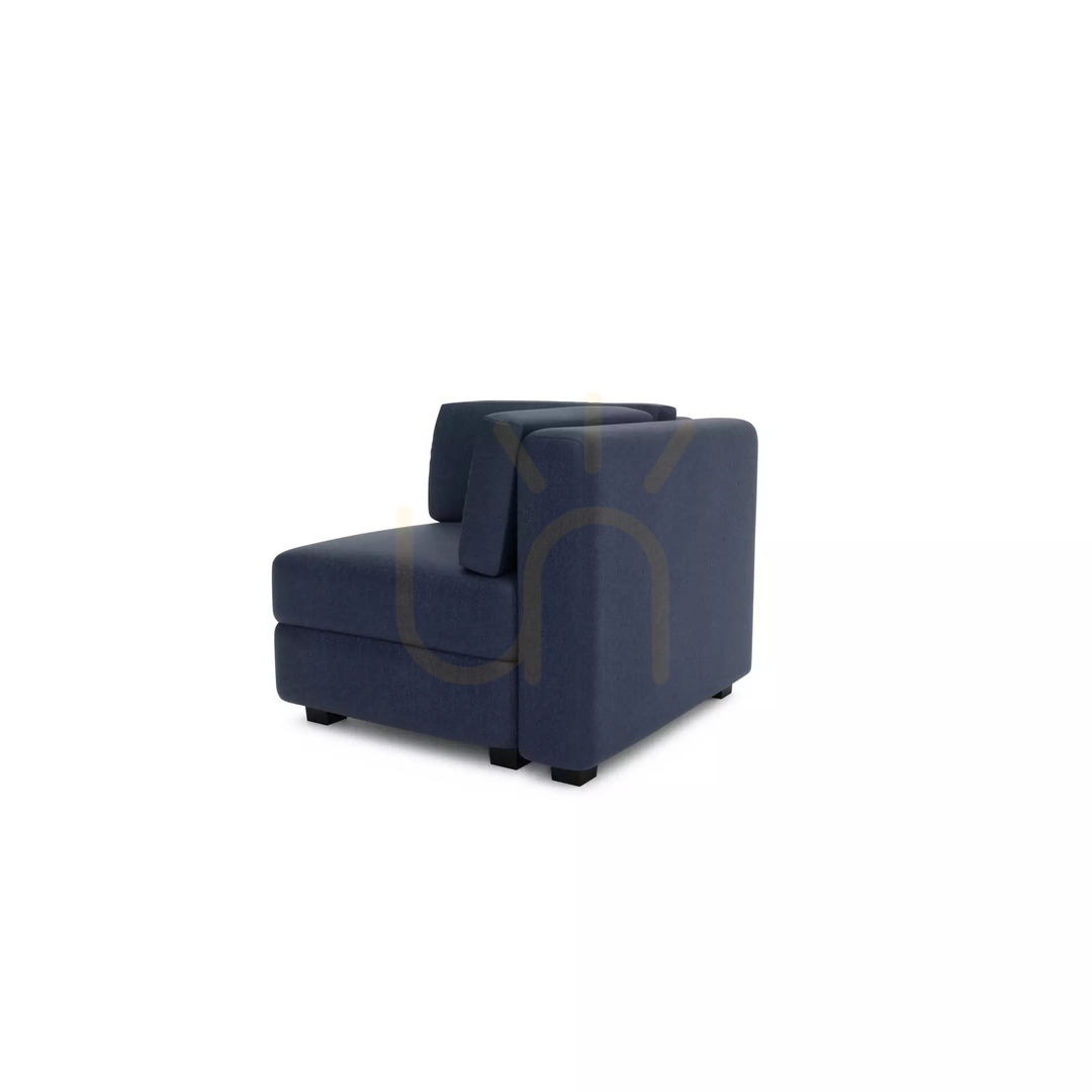 Anzeige GRACIA Modulares Sofa – Eckmodul – City-Sofa in Dunkelblau GRACIA Modulares Sofa – Eckmodul – City-Sofa in Dunkelblau