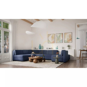 GRACIA Modulares Sofa – Eckmodul – City-Sofa in Dunkelblau 9 GRACIA Modulares Sofa – Eckmodul – City-Sofa in Dunkelblau small 9