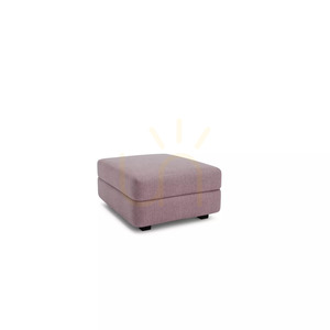 GRACIA Modulares Sofa – Ottomane-Modul – Farbe: Gedämpftes Rosa von City Sofa small 2
