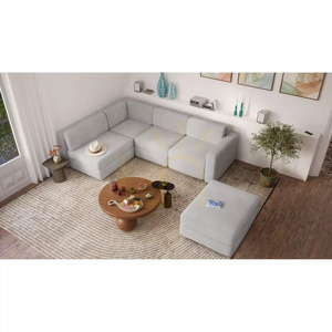 GRACIA Modulares Sofa – Ottomane – City Sofa Grau small 8