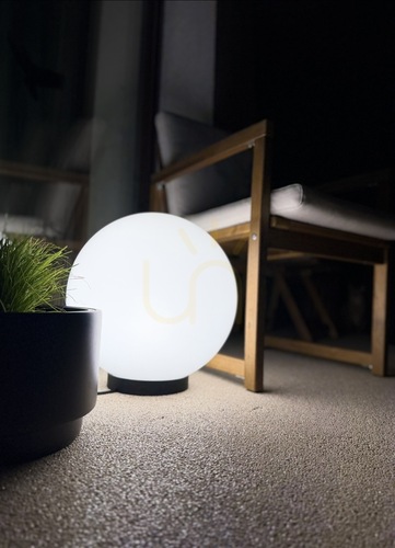 Prüfen Moderne dekorative Gartenkugel LUNA BALL 30 cm – LED E27, PREMIUM, UV-beständig