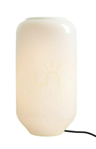 Prüfen Tischleuchte Aldex Flask Table M Orchid aus Opalglas 8500B1_M mit Leuchtmittel