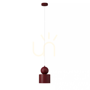 Pendelleuchte Sigma MOSAIC B 1 bordeaux 41660 small 0
