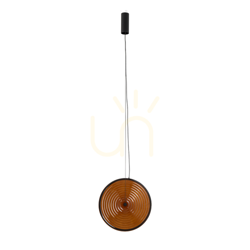 Prüfen Pendelleuchte Nowodvorski AURA LED 12233 transparent bernstein 34,5 cm Glas