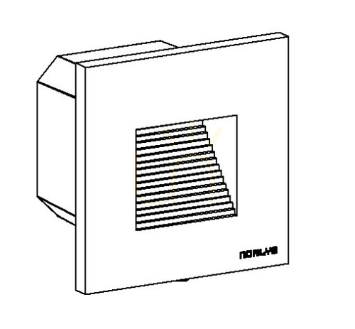 Prüfen Wandeinbauleuchte Namsos Mini 1340CB kupferbraun, LED 4 W 3000 K, IP65, NORLYS