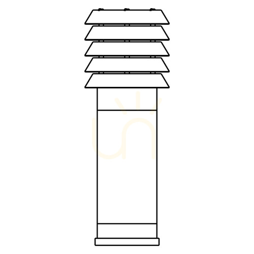 Prüfen Alta 1450BS Silber E27 NORLYS Lichtmast