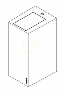Lillehammer DC1584CS Wandleuchte für den Außenbereich in Rostfarbe von NORLYS small 0
