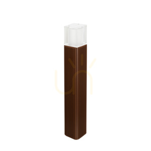 LED-Pollerleuchte Norlys Frigga 2153CS rostbraun 85 cm 3000 K DALI2 small 0