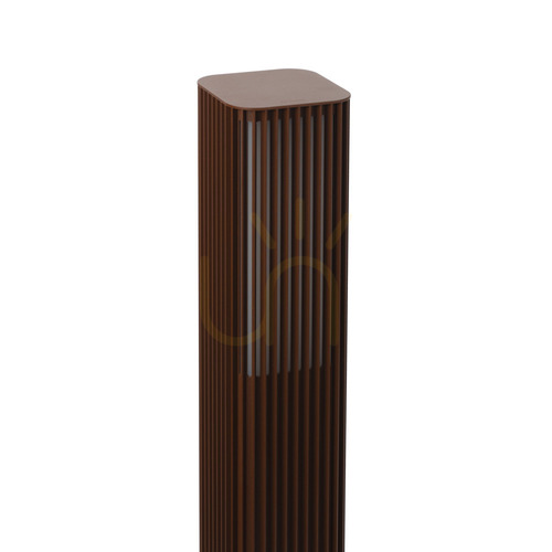 Prüfen NORLYS Astrid 2210CS LED-Pollerleuchte 2700K DALI2, Cortenbraun, 85 cm