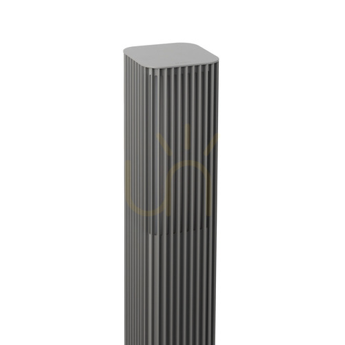 Prüfen NORLYS Astrid 2214AL LED-Poller, Hellgrau RAL 9006, 10,4 W 2700 K, 85 cm