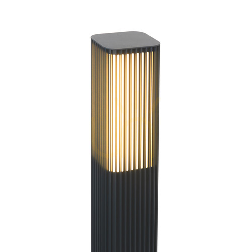Prüfen Pollerleuchte NORLYS Astrid 2220GR Farbe Graphit, LED 14,6 W 4000 K, 55 cm