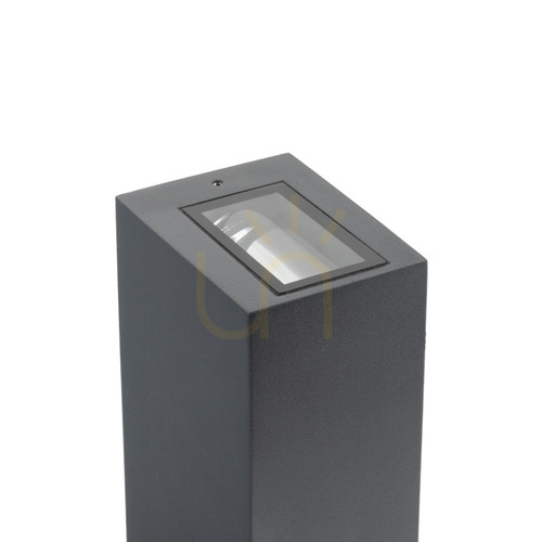 Prüfen Norlys Lillehammer 2285GR Außenwandleuchte, Graphit RAL 7016, LED 4000 K, DALI2, 4° nach oben