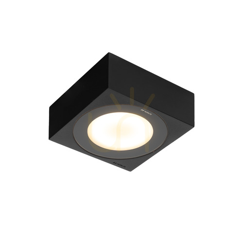 Prüfen Hitra 2461BL – Schwarze LED-Deckenleuchte für den Außenbereich von NORLYS