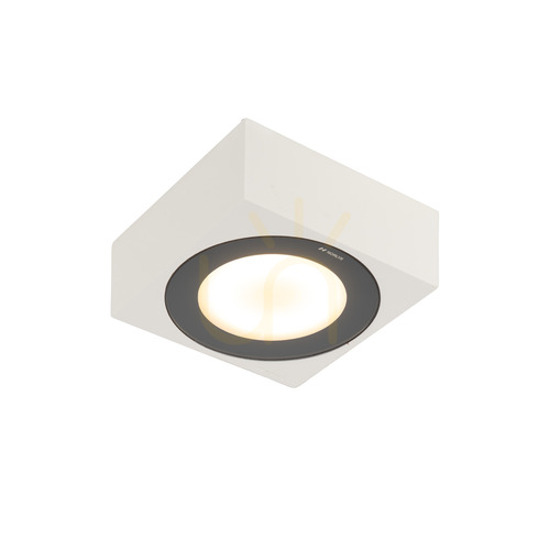 Prüfen Hitra 2461WH – weiße LED-Deckenleuchte für den Außenbereich von NORLYS