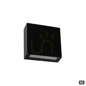 LED-Außenwandleuchte Norlys Nora 2469BL schwarz, 10,3 W 4000 K, satiniertes Glas, DALI-2, IP65 small 0