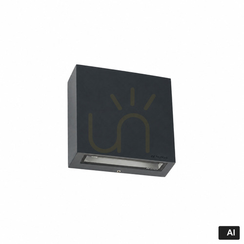 Prüfen Graphitfarbene Außenwandleuchte Nora 2482GR LED 15 W 3000 K NORLYS