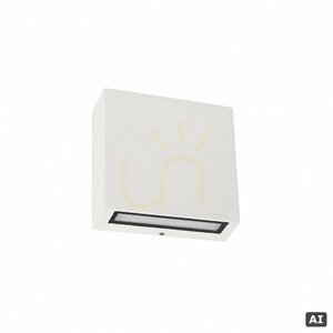 Norlys Nora 2499WH LED-Außenwandleuchte weiß, 8 W 4000 K DALI2, satiniertes Glas small 0