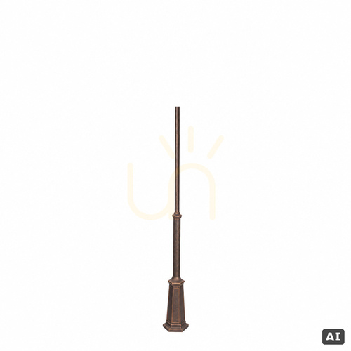 Prüfen Lichtmast Norlys Lamppost 3010BC Kupferpatina, höhenverstellbar 120–220 cm