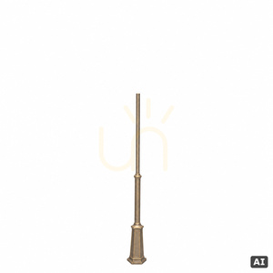 Lichtmast Norlys Lamppost 3010BD Goldpatina, höhenverstellbar 120–220 cm small 1