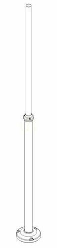 Prüfen Lichtmast NORLYS Lamppost 3011BD Goldene Patina Aluminiumguss