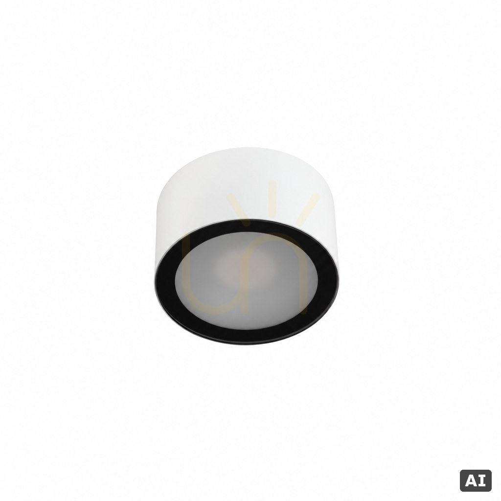 Vonkajšie stropné svietidlo LED Sol 4049WH ø20 cm, biele RAL 9003, saténové sklo, 19,3 W 3000 K DALI2 NORLYS
