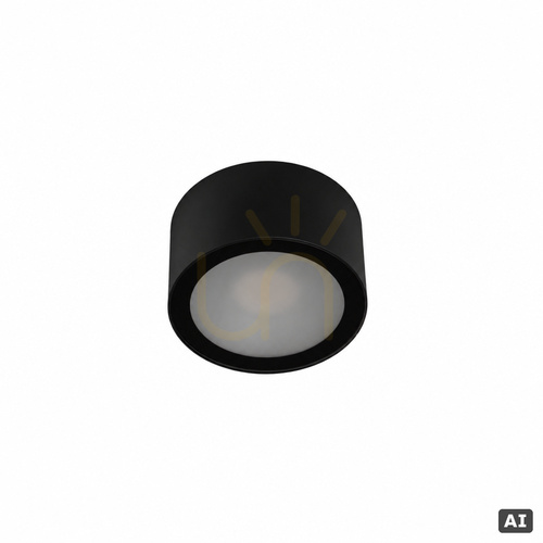 Prüfen LED-Außendeckenleuchte Sol 4058BL Ø20 cm, 19,3 W, 4000 K, DALI-2, schwarz, NORLYS