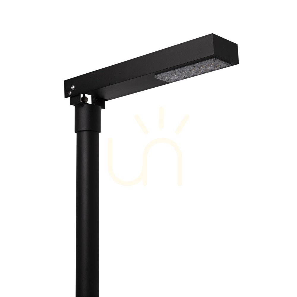 NORLYS Asker Head 4382BL Post-Top Luminaire for Ø60 Pole LED 19,6W 3000K IP65 Black