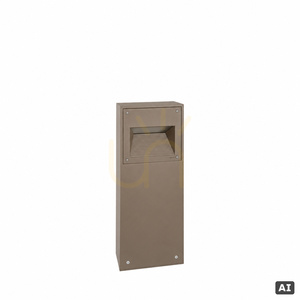 LED-Pollerleuchte Namsos 5013GB, 65 cm, 8,6 W, 4000 K, beigegrau RAL 7006 – NORLYS small 0